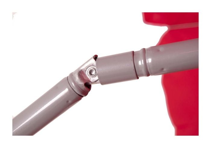 Bo-Camp Ø 165 cm parasol met knikarm - Red
