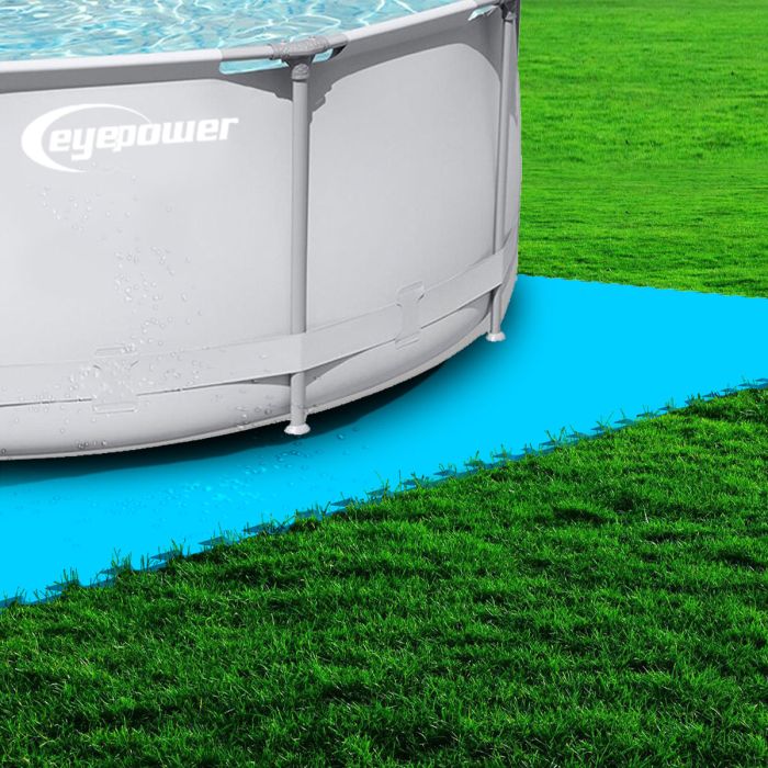 Eyepower 81x81cm set van 20 zwembad vloertegels - Blue