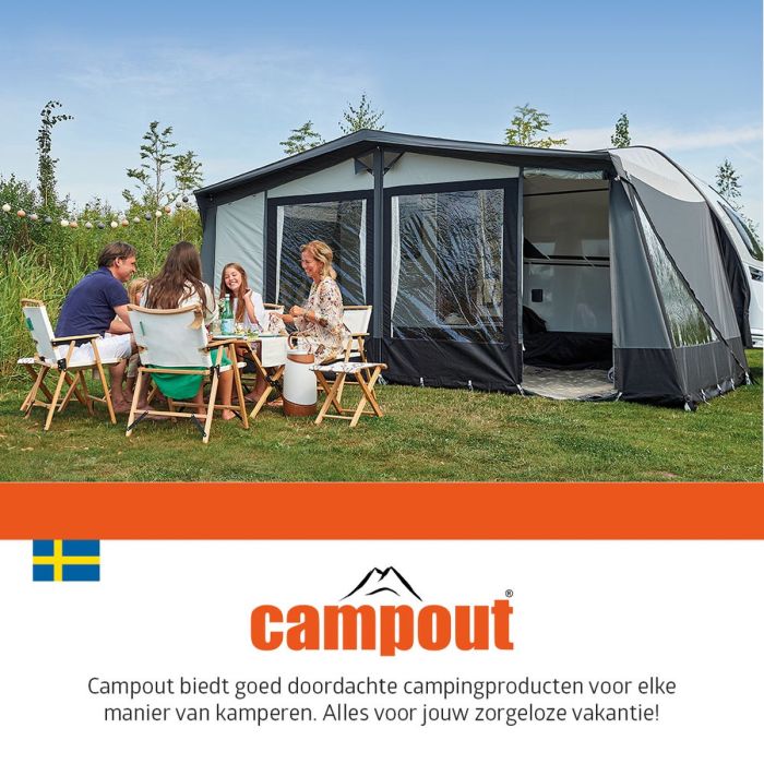 Campout 48 x 76 cm voetensteun - Grey