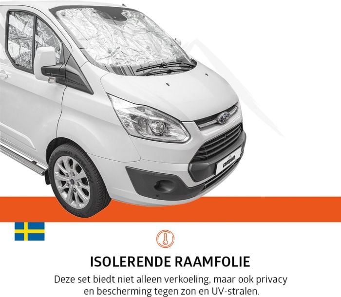 Campout Ford Transit Custom vanaf 2013 raamisolatieset