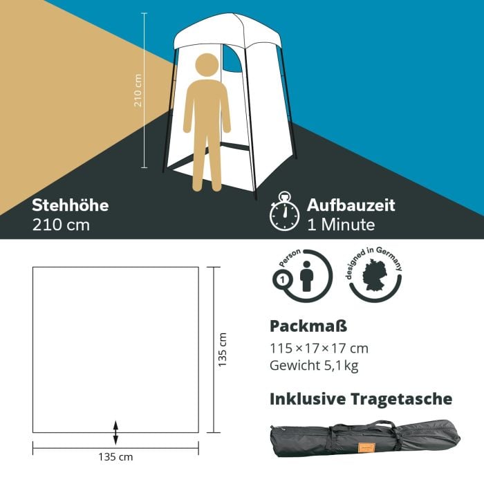 Skandika Quick Start douchetent