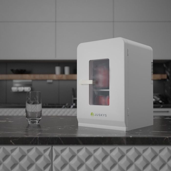 Juskys 15 liter mobiele mini-koelkast - White
