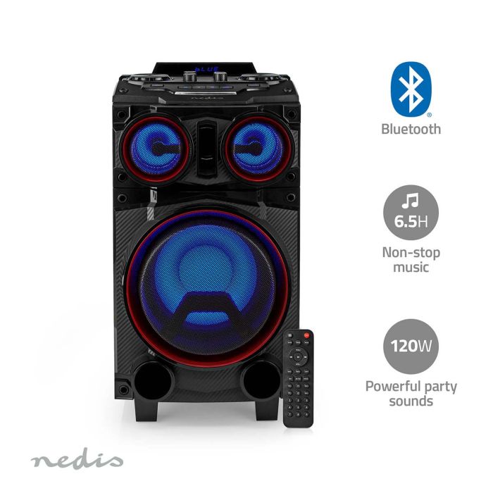Nedis SPPT800BK Bluetooth Party Speaker