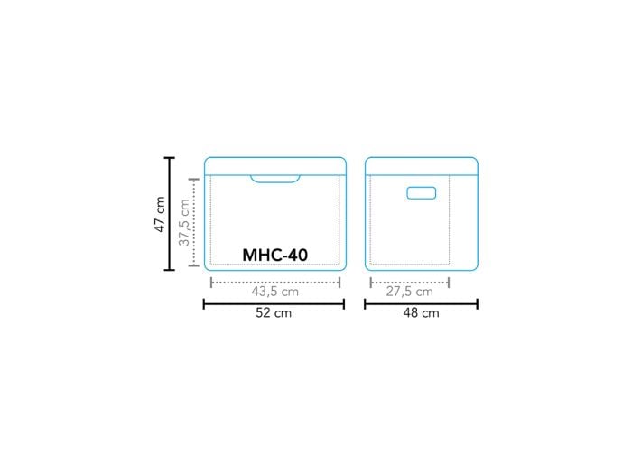 Mestic MHC-40 AC/DC Hybride koelbox