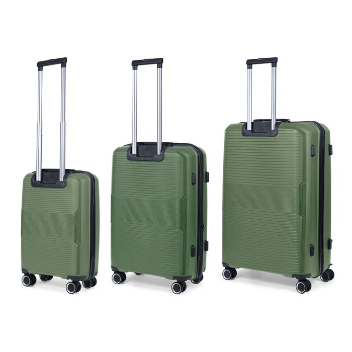 TravelZ Swinger 3-delige kofferset - Green