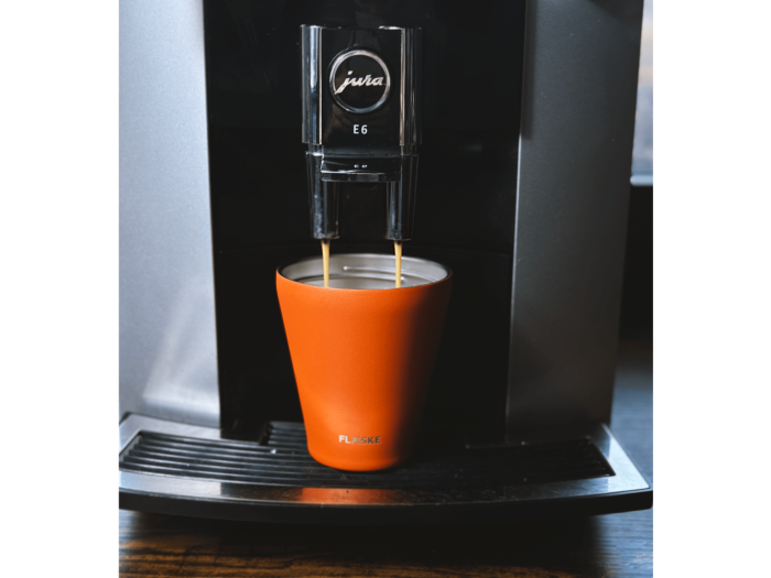 FLASKE 200 ml RVS Koffiebeker to Go - Sunrise