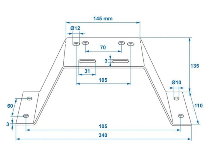 ProPlus universele reservewielhouder