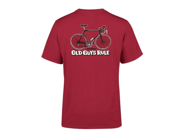 Old Guys Rule Cranky heren t-shirt - Red