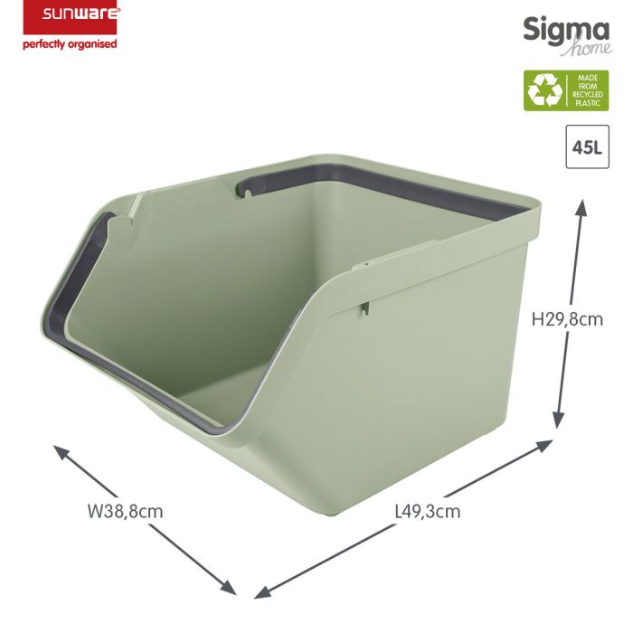 Sunware Sigma home 45 liter sorteer unit - Green