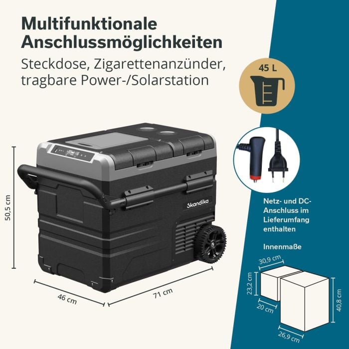 Skandika Routa compressor koelbox - 45 liter