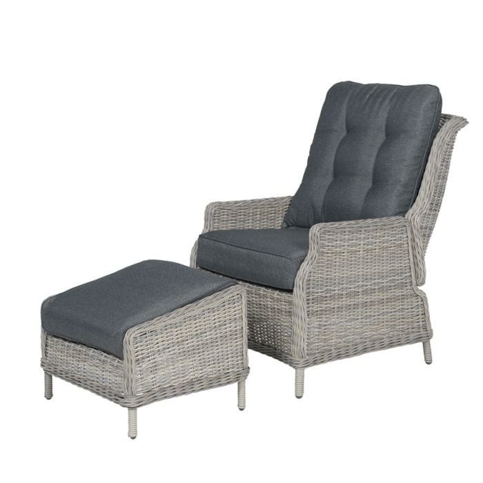 Garden Impressions Santa Rosa vintage willow loungestoel