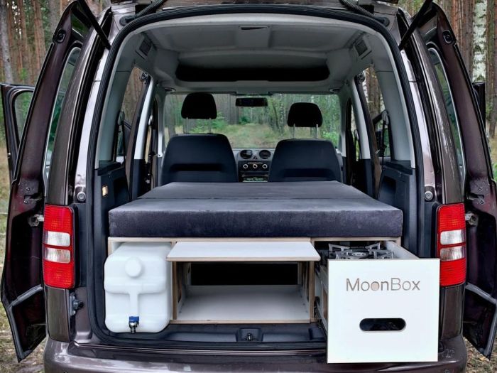 Moonbox 111 cm witte bus Campingbox