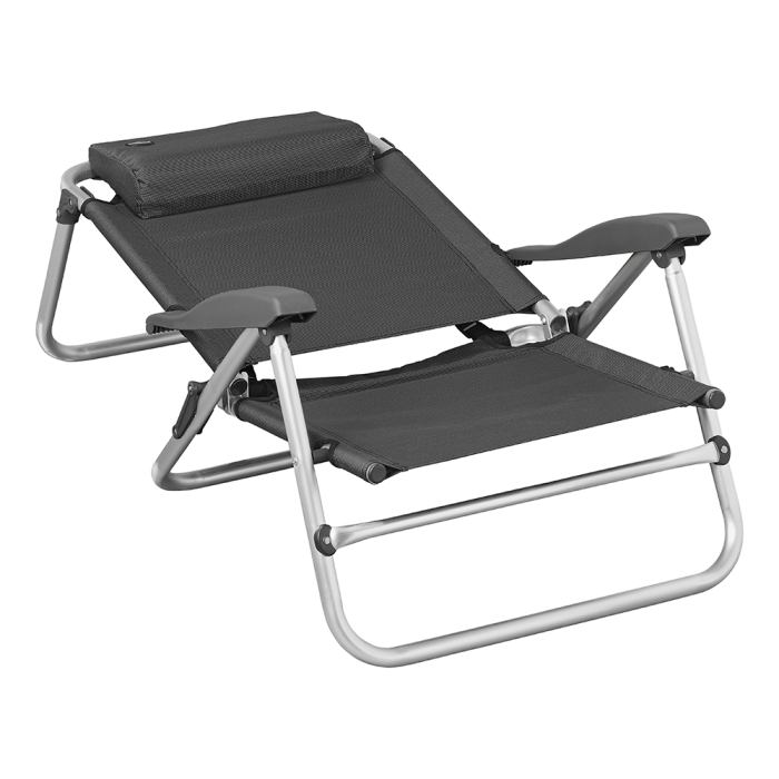 Campout Comfort Beach set van 2 strandstoelen - Black