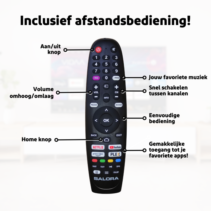 Salora FOD32HV 32 inch Smart televisie