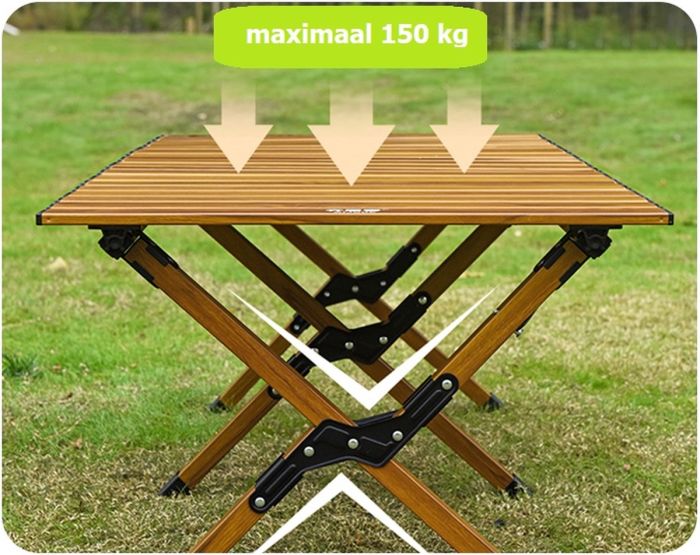 Campingwise 2-persoons campingtafel - 58 x 45 cm