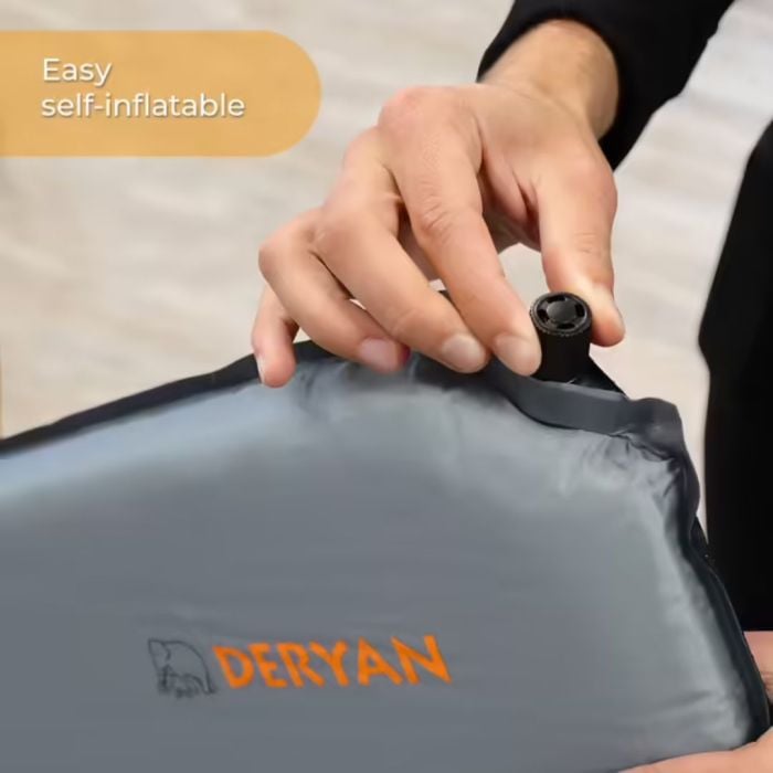 Deryan zelfopblaasbaar baby matras