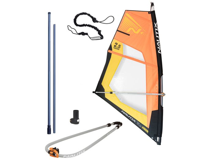 Watrflag Windsurf kids zeil 2.5 m2 SET