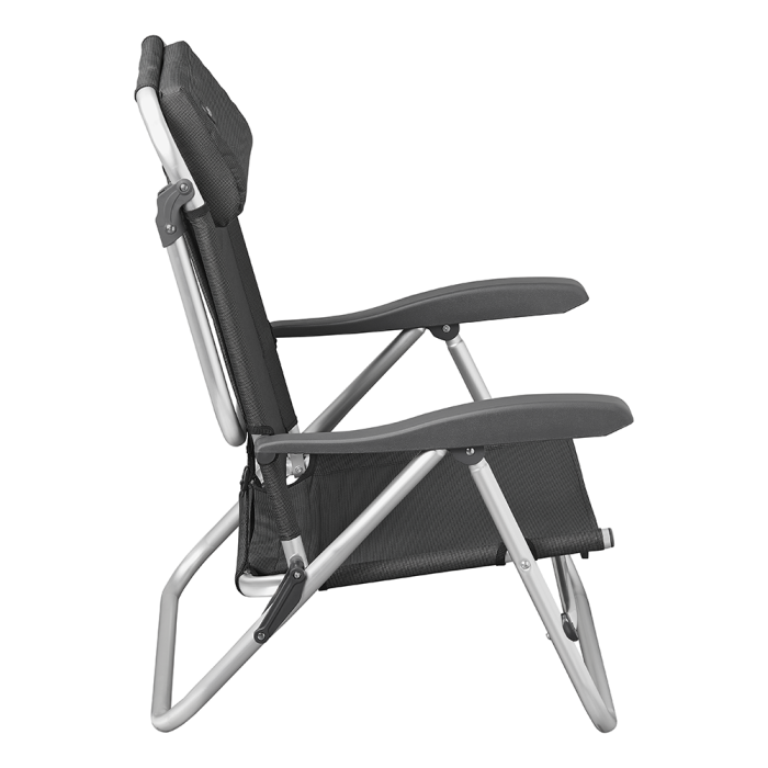 Campout Comfort Beach set van 2 strandstoelen - Black