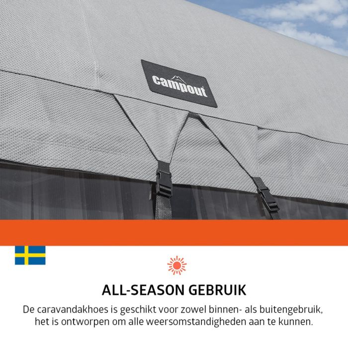 Campout Caravan- en camperdakhoes - 700 cm