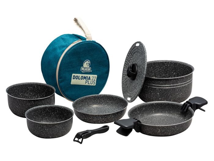 Raffinaderij passen cabine Beaver Dolomia 22 Plus pannenset