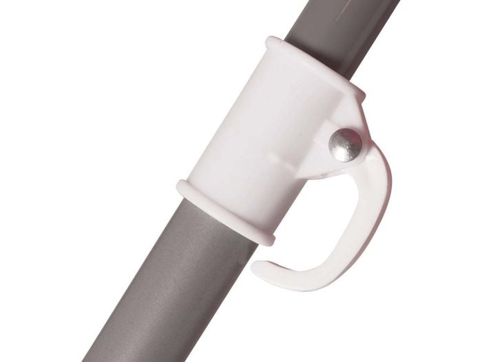 Bo-Camp Ø 200 cm parasol met knikarm - Grey