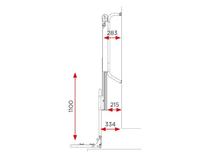BR-Systems elektrische lift fietsendrager