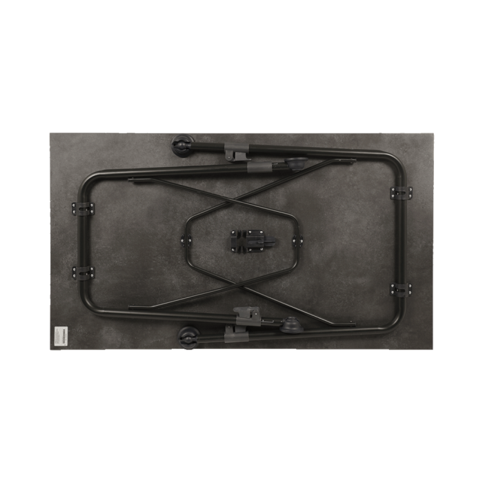 Travellife Mirano exteriolit 80 x 60 cm tafel - Dark Grey