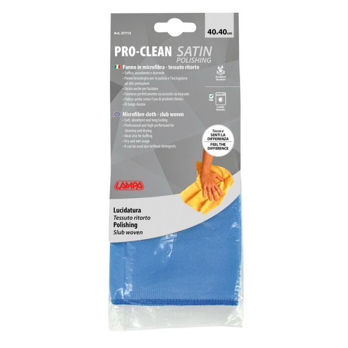 Lampa Pro-Clean Slub geweven polijstdoek - 40 x 40 cm