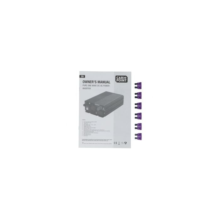 Carpoint Pure Sinus omvormer - 1500 watt