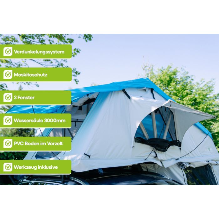 OutdoorU Family Plus Flex 25 daktent - Nordic Blue