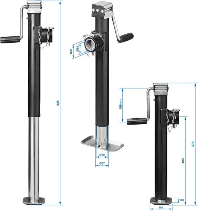 ProPlus TH52/5000 Heavy Duty steunpoot - 2500 kg