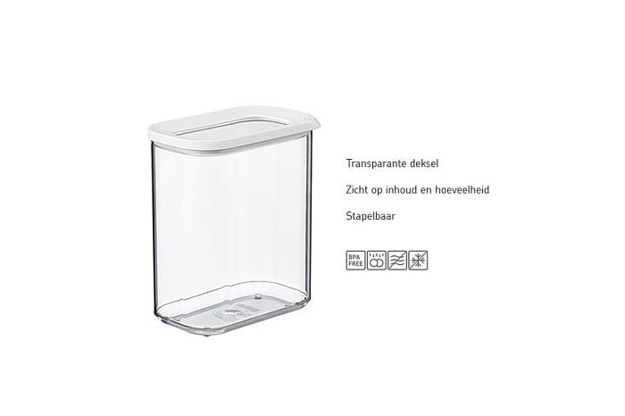 Mepal Modula 1,5 liter 4-delige set bewaardozen