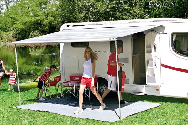 Fiamma F45s Polar White 300 Royal Grey cassetteluifel