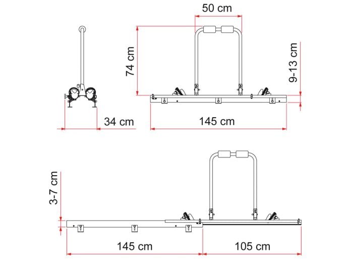 Fiamma Garage Slide Pro Bike fietsendrager