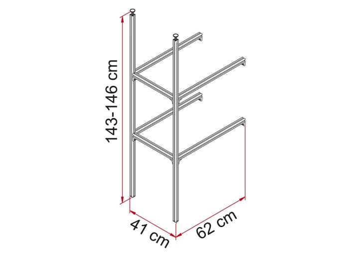 Fiamma Garage system standaard upgrade