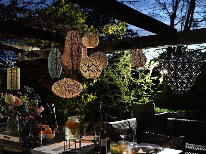 Lumiz Mandela Balloon 30 solar lampion - Dark blue