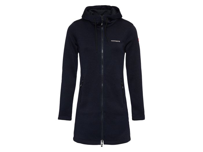 Lang fleece vest dames sale