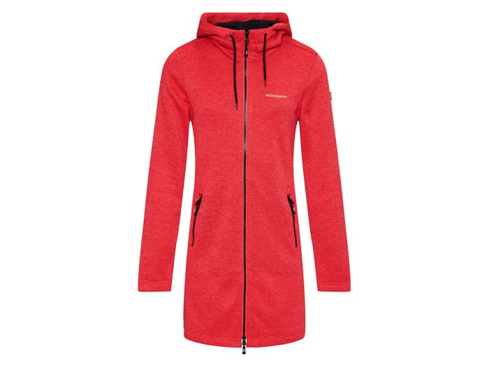 Nordberg Ada Red Melange dames fleecevest