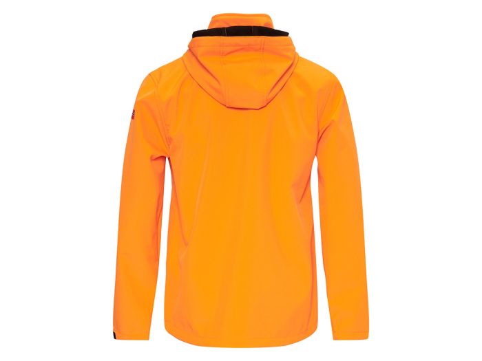 Nordberg Eldgrim Bright Orange heren softshell jas