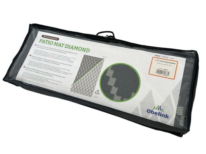 Obelink Patio Mat Diamond 310 x 290 cm tenttapijt