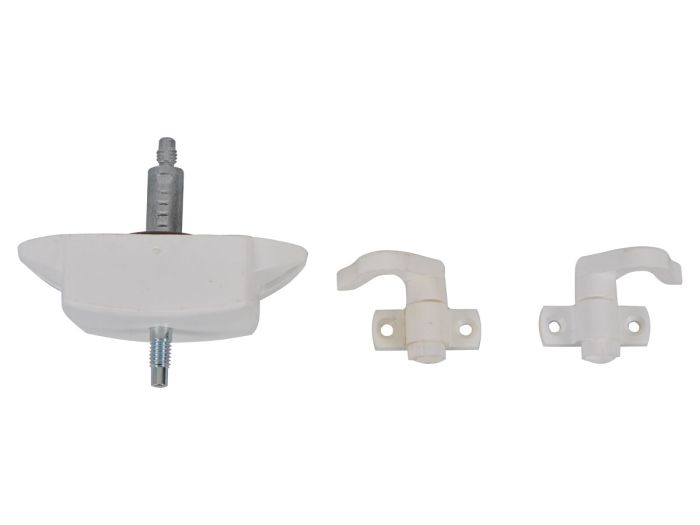 Obelink toilet drukknopslot met sluithaken - White