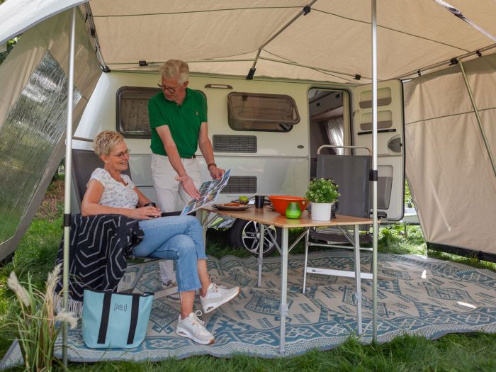 Campooz Travelling caravanluifel 260 cm - grijs