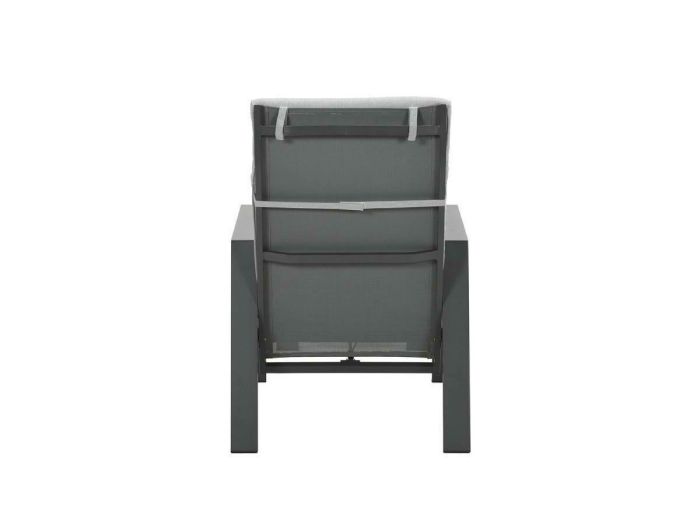Garden Impressions Max loungestoel met voetenbank - Light grey