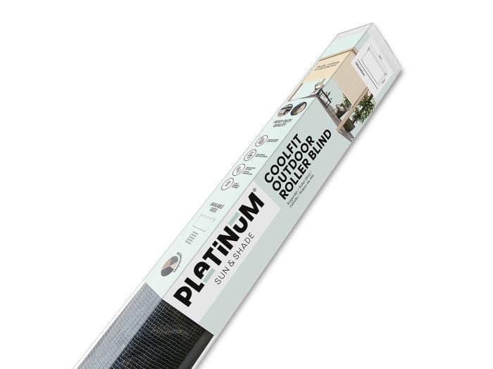 Platinum Coolfit 1,98 x 2,40m zwart rolgordijn