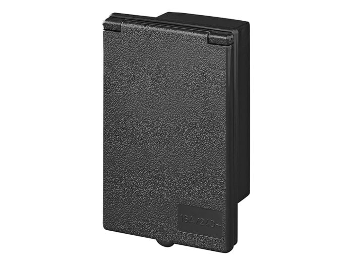 ProPlus rechthoekige CEE wandinvoerdoos - Black