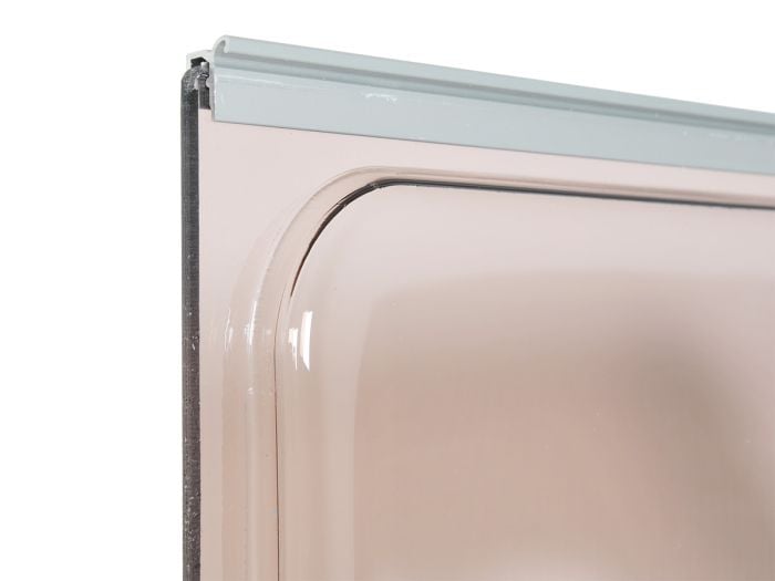 NRF 700 x 300 mm getint dubbelglas klapraam - bronze