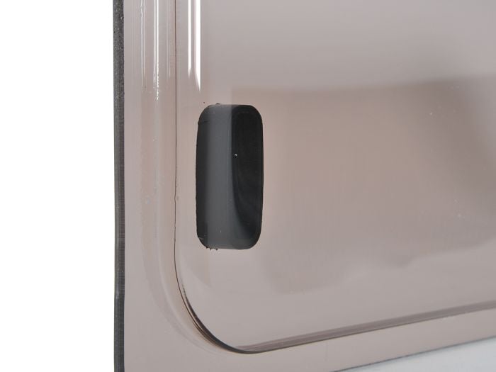 NRF 700 x 300 mm getint dubbelglas klapraam - bronze
