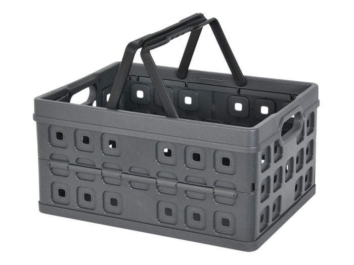 Sunware Square vouwkrat met hengsel - Grey