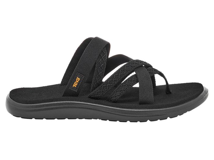 Teva Voya Zillesa Mahani Black dames slippers
