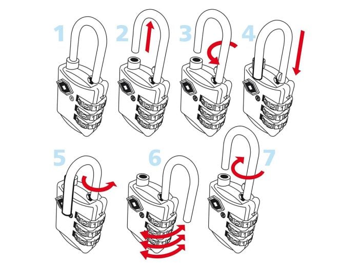 TravelSafe TSA cijferslot